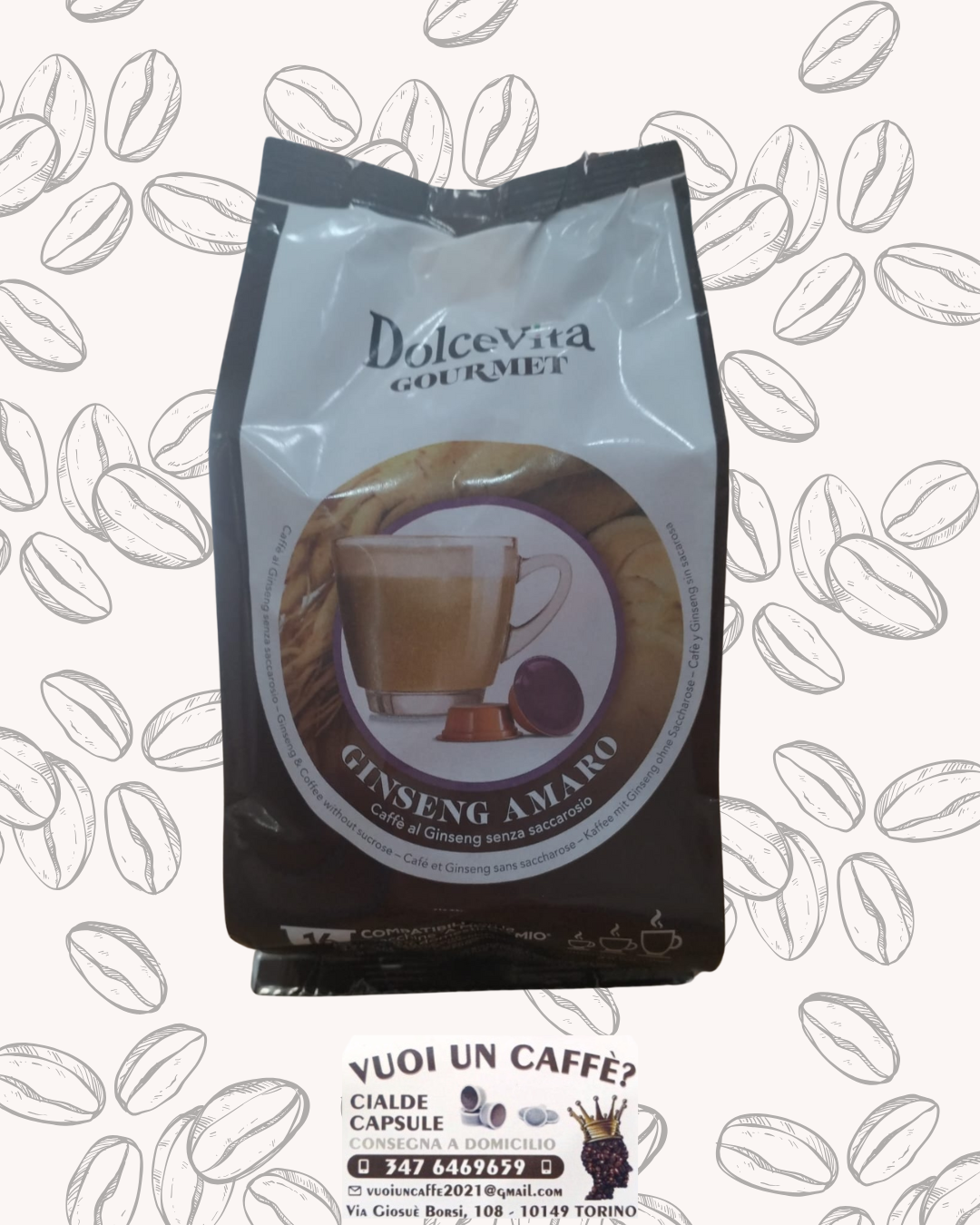 Ginseng Amaro 16 capsule - Dolce Vita