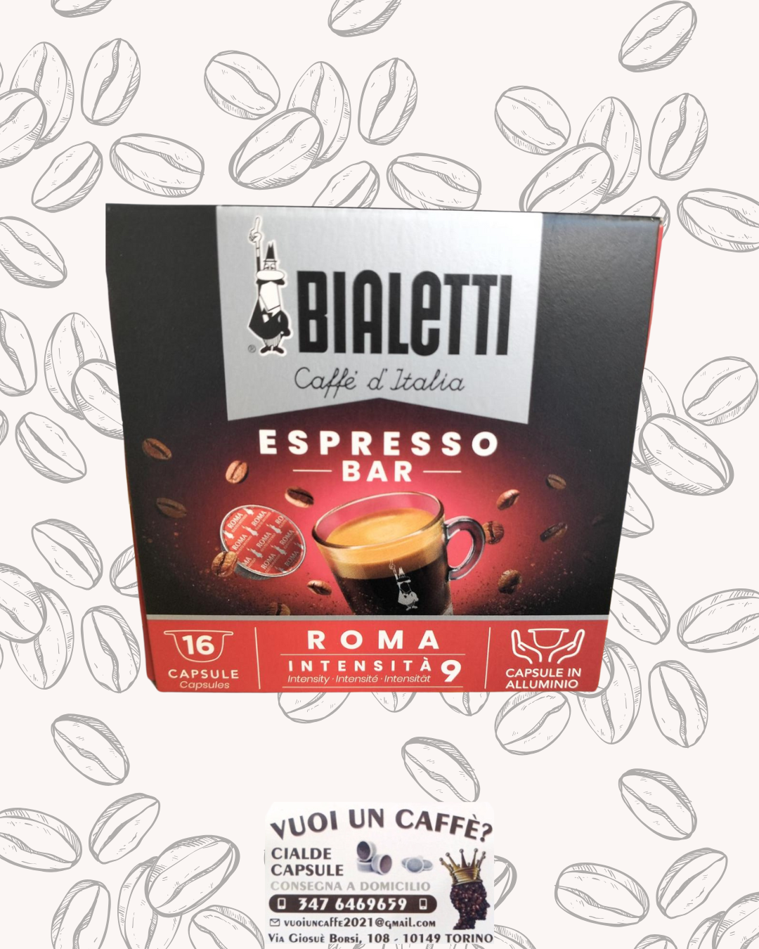 Bialetti - Miscela: Roma - 16 capsule