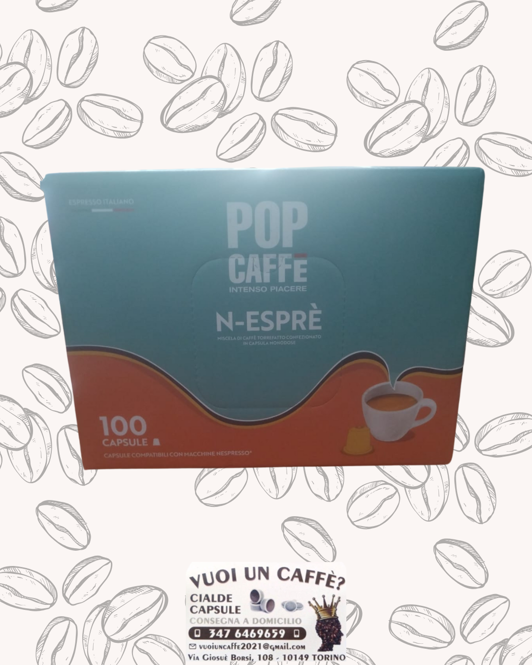 Pop Caffè - Miscela: Deciso - 100 capsule