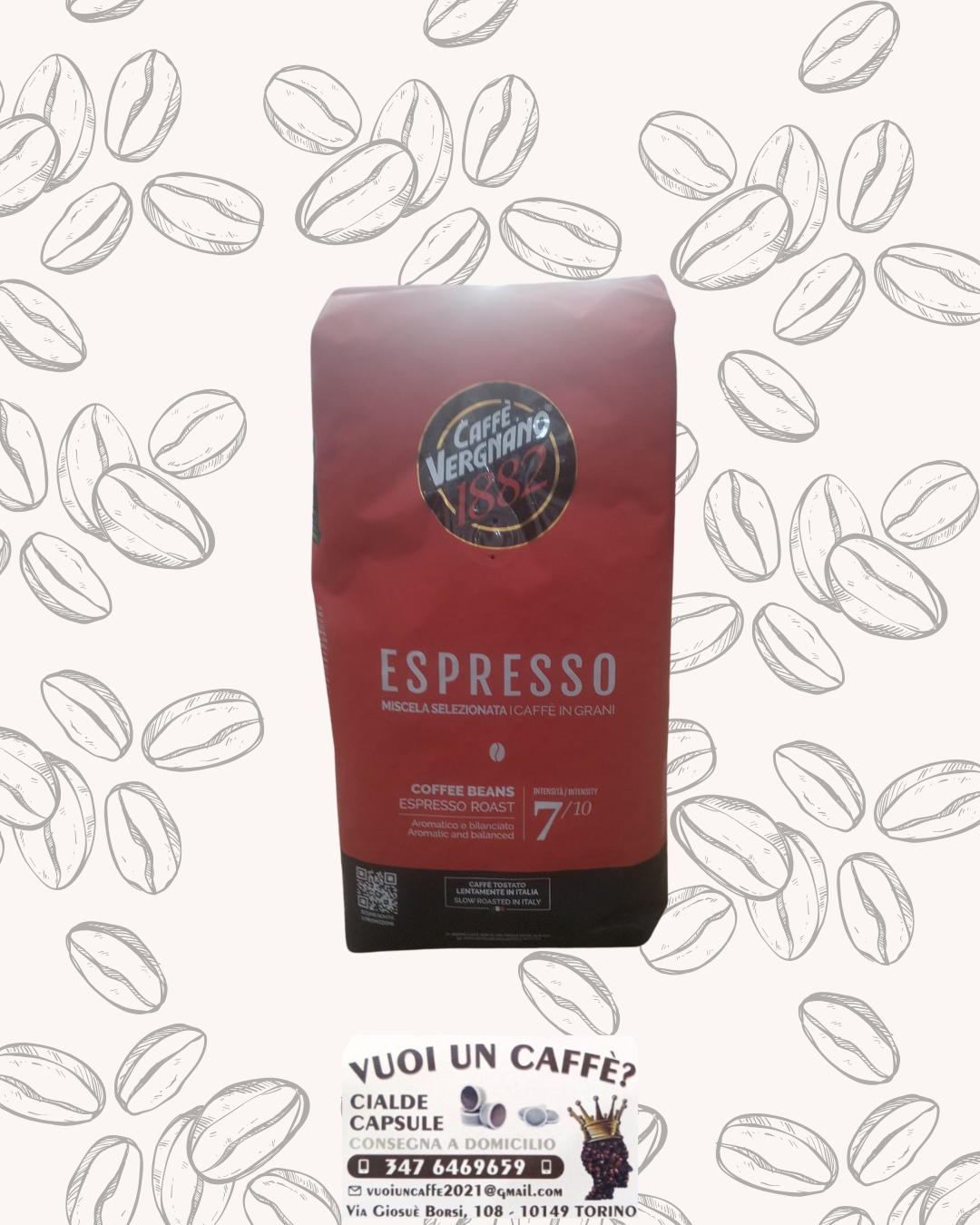 Caffè Vergnano - Miscela: Espresso - Grani 1 Kg