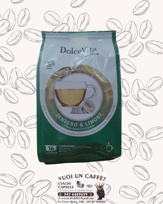 Zenzero e limone 16 capsule - Dolce Vita