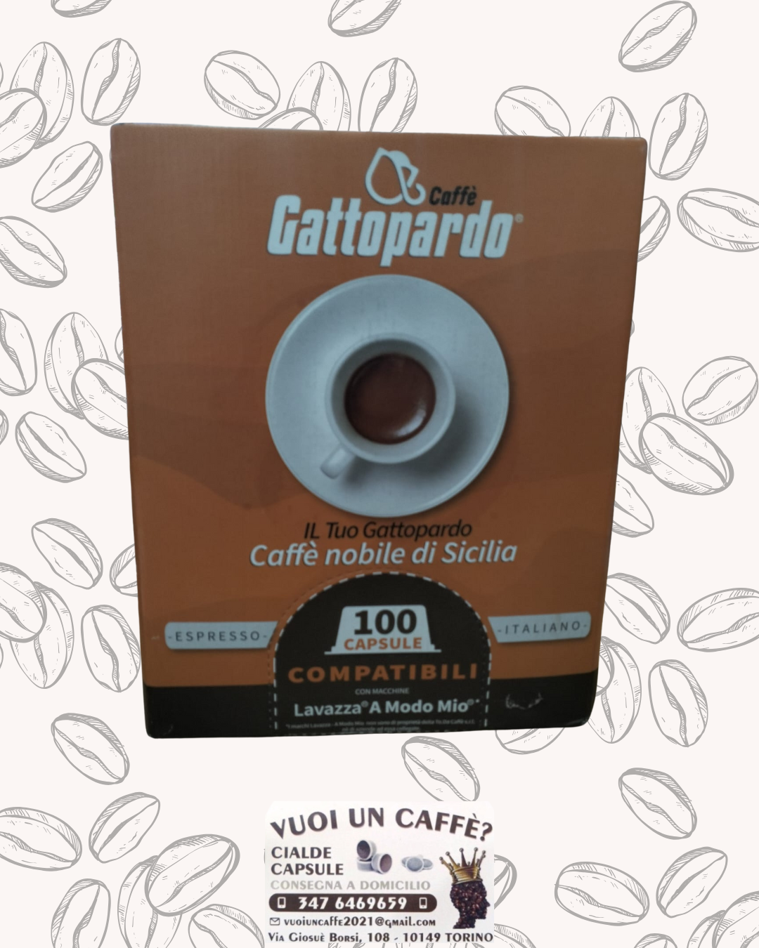 Gatto pardo - Miscela: Ricco - 100 capsule