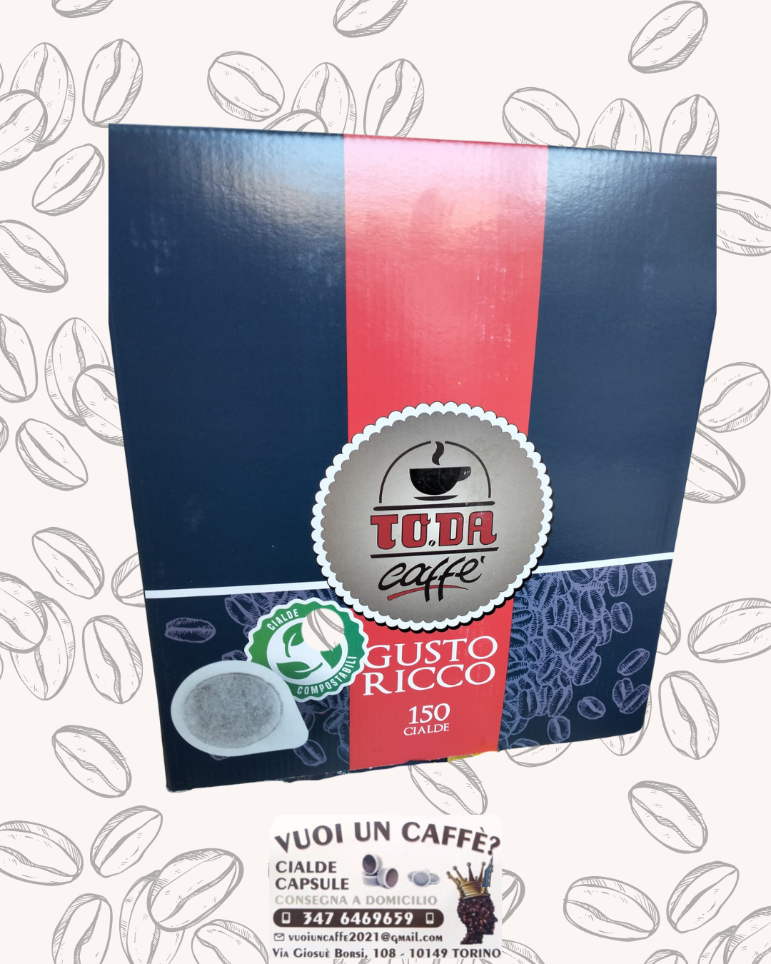 Gatto pardo - Miscela: Ricco - 150 cialde carta ese44