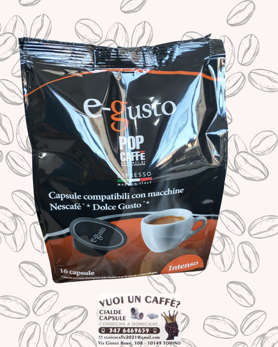 Pop Caffè - Miscela: Intenso - 16 capsule