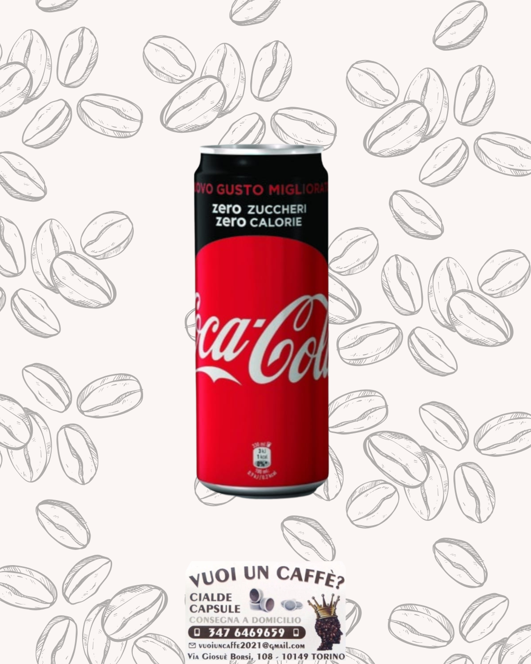 Coca cola Zero Lattina 24x33 cl