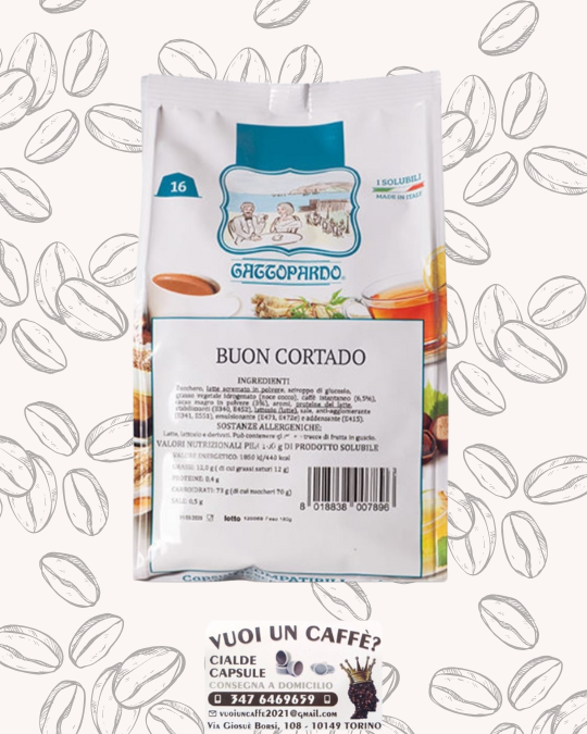 Cortado 16 capsule - To-Da Gatto Pardo
