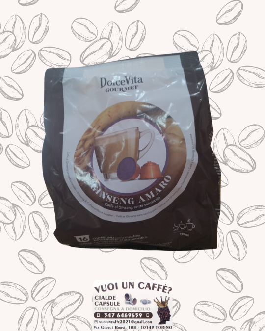 Ginseng Amaro 16 capsule - Dolce Vita