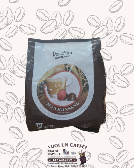 Maxi ginseng dolce 16 capsule - Dolce Vita