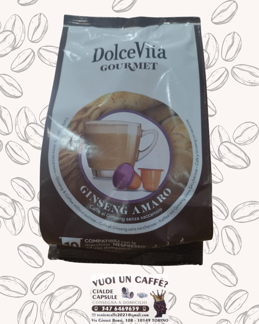 Ginseng Amaro 10 capsule - Dolce Vita