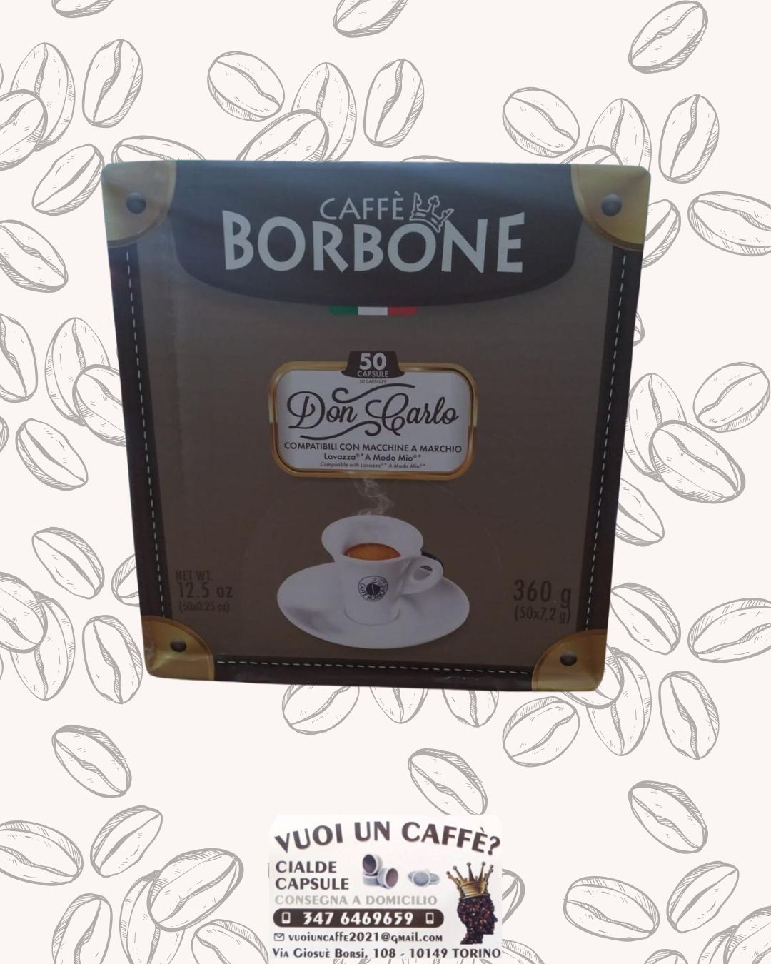 Caffè Borbone - Miscela: Rossa - 50 capsule