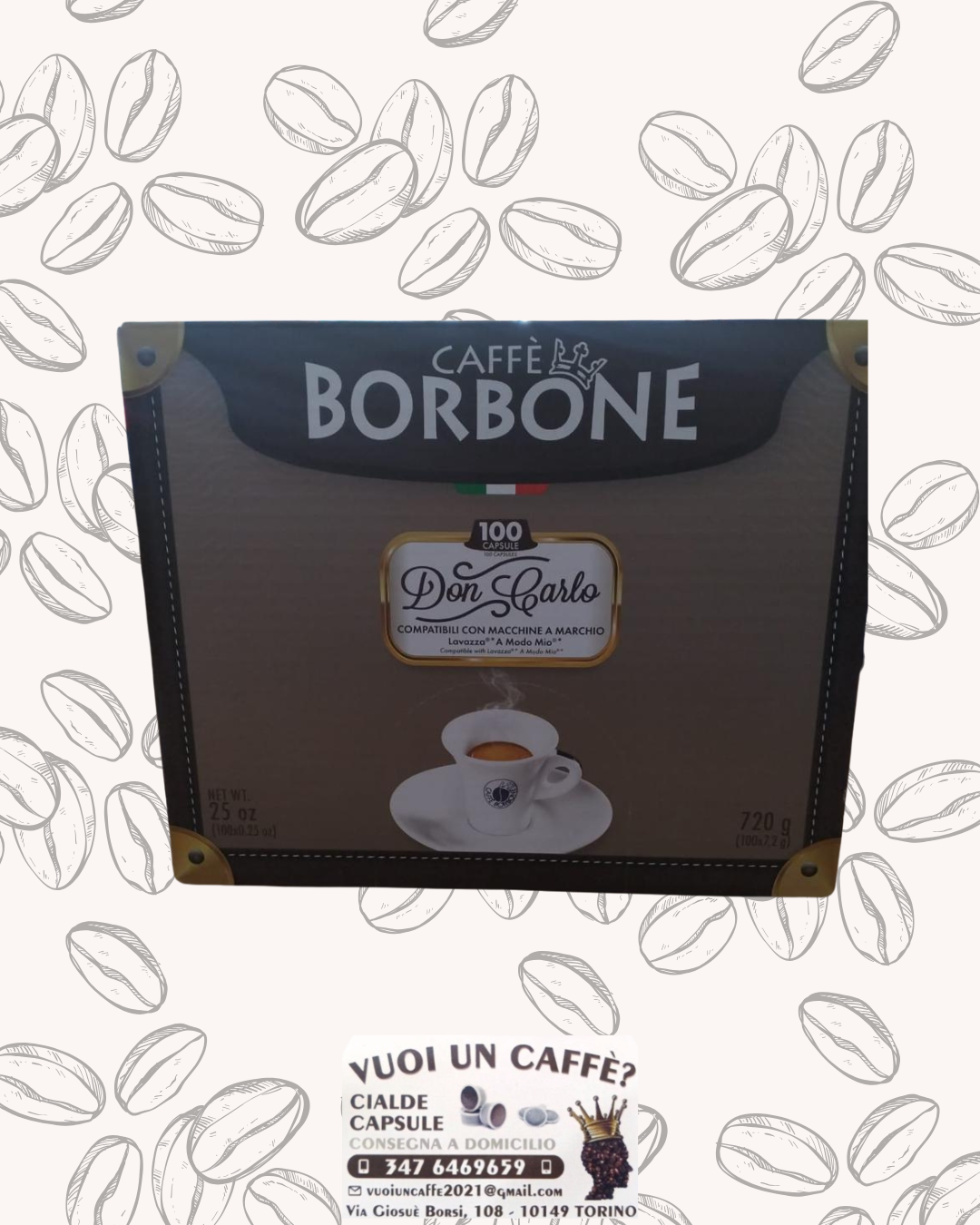 Caffè Borbone - Miscela: Blu - 100 capsule