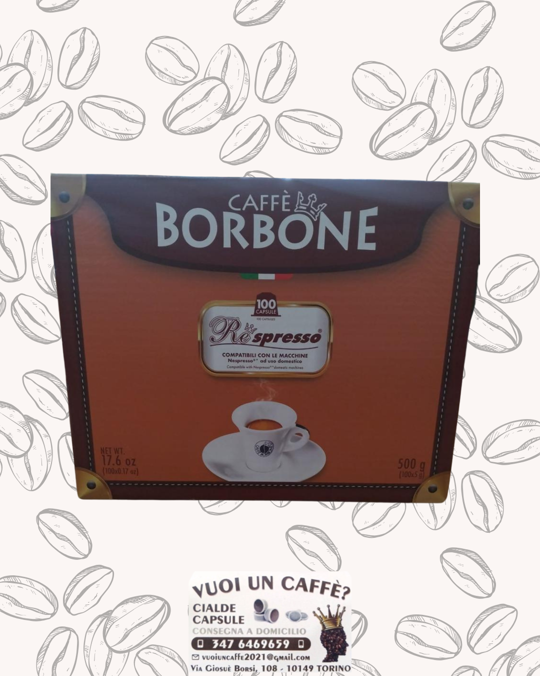 Caffè Borbone - Miscela: Blu - 100 capsule