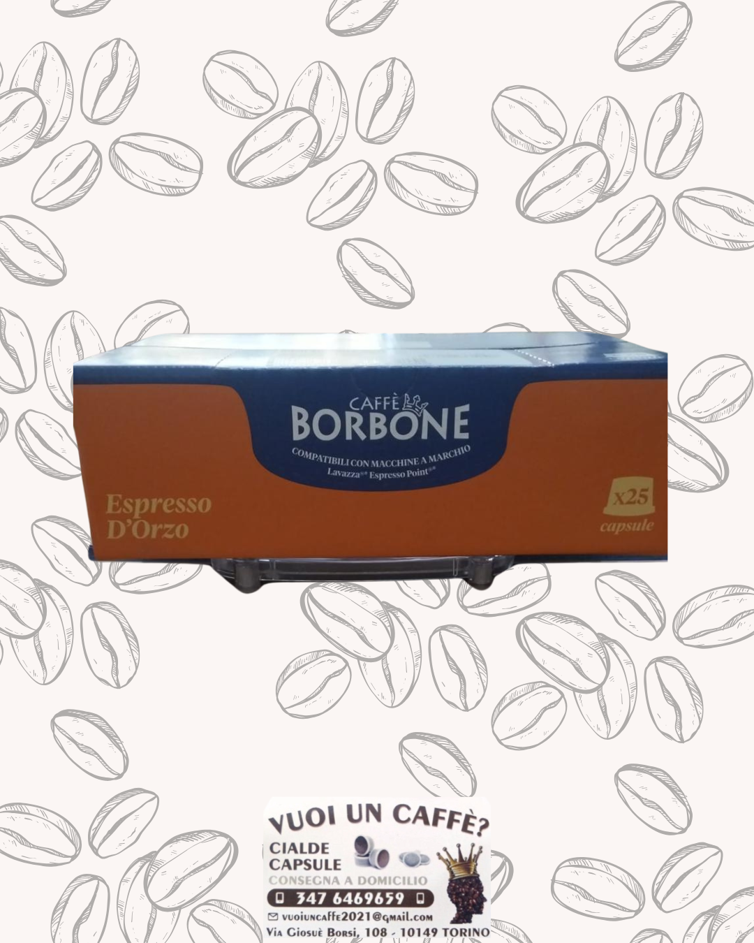 Orzo Borbone - 25 capsule
