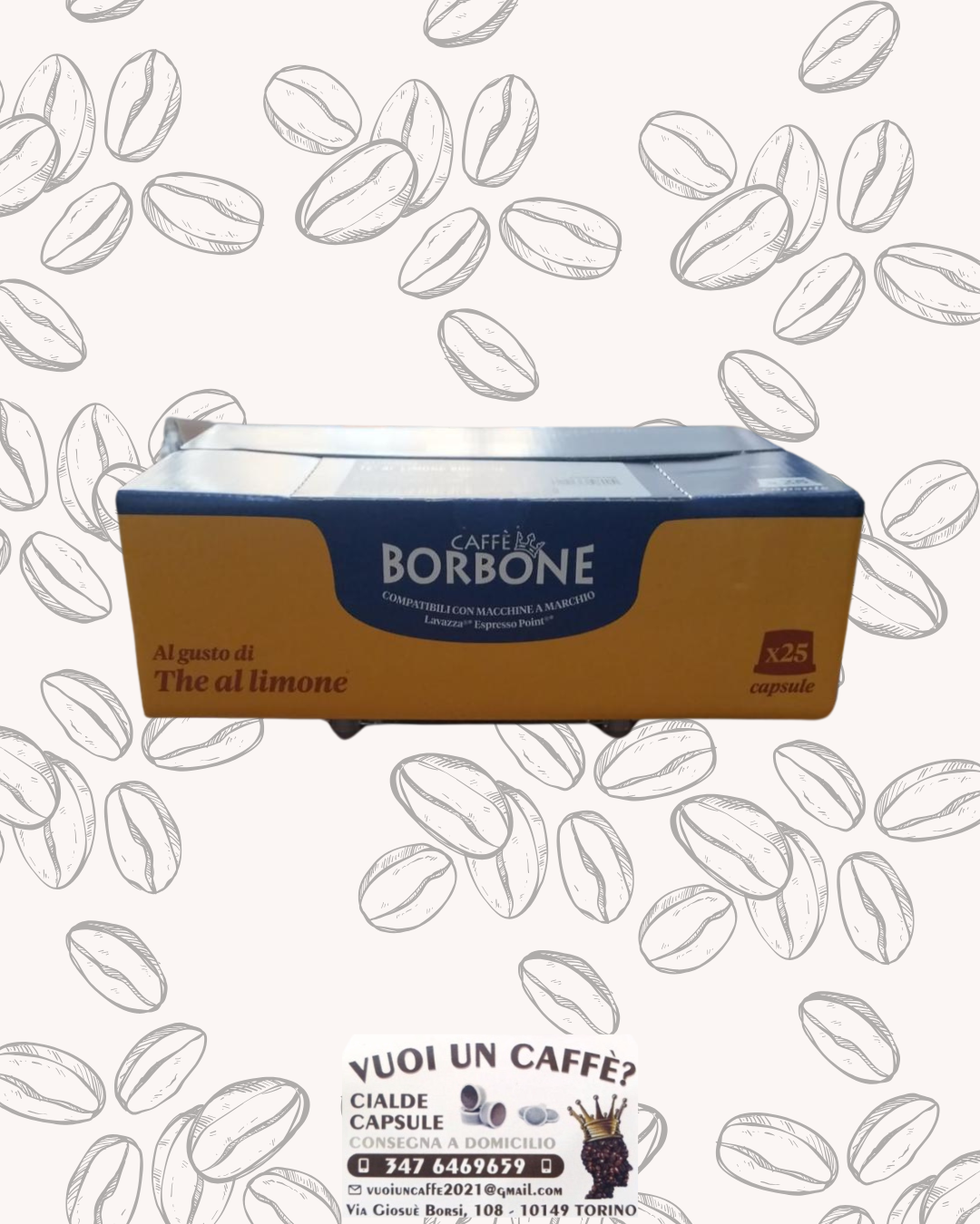 The Limone Borbone - 25 capsule