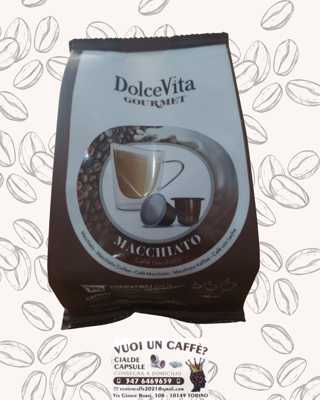 Macchiato 10 capsule - Dolce Vita