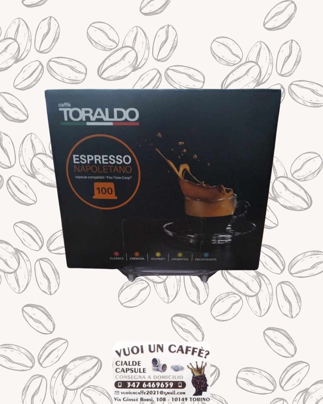 Caffè Toraldo - Miscela: Classica - 100 capsule