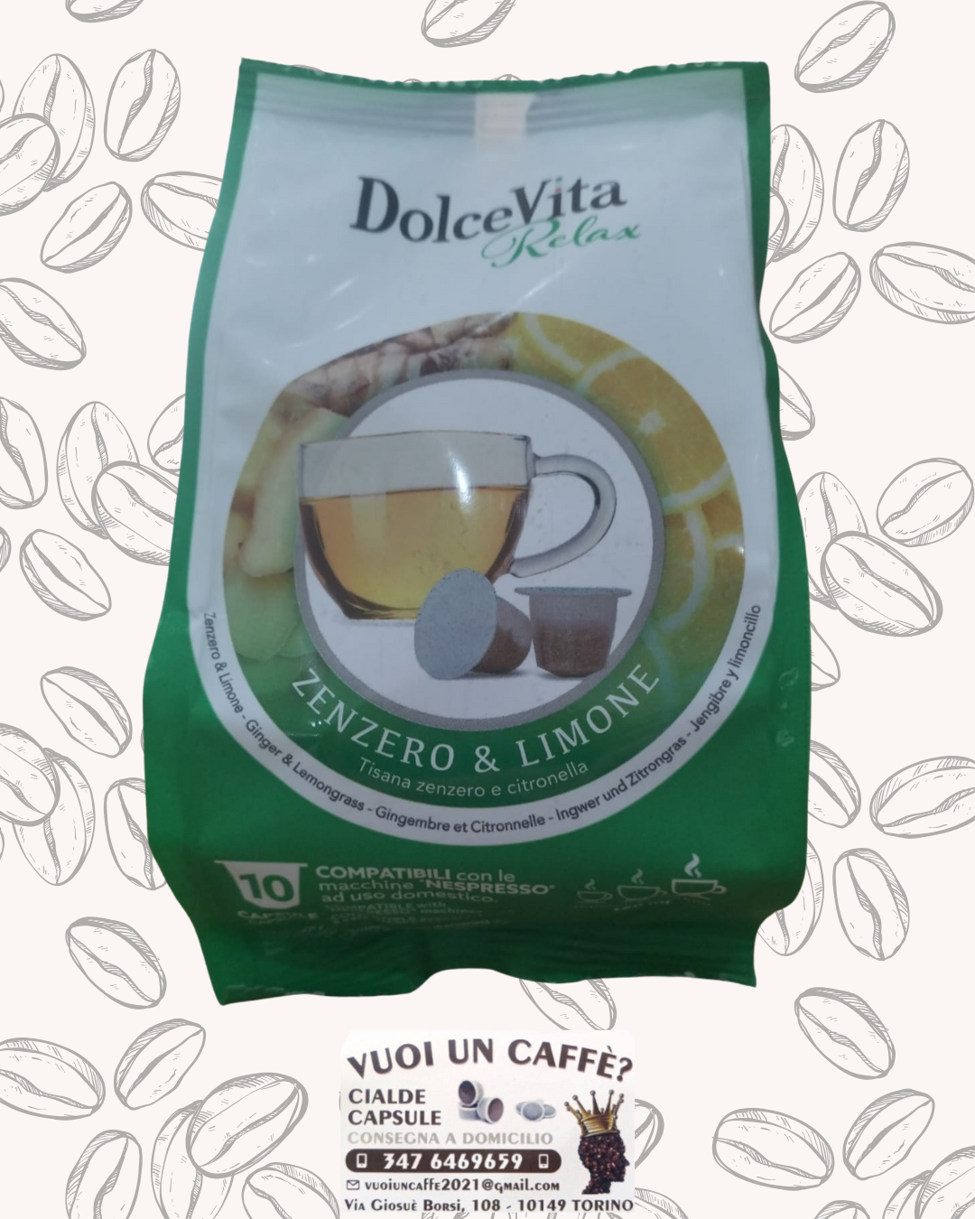 Zenzero e limone 10 capsule - Dolce Vita