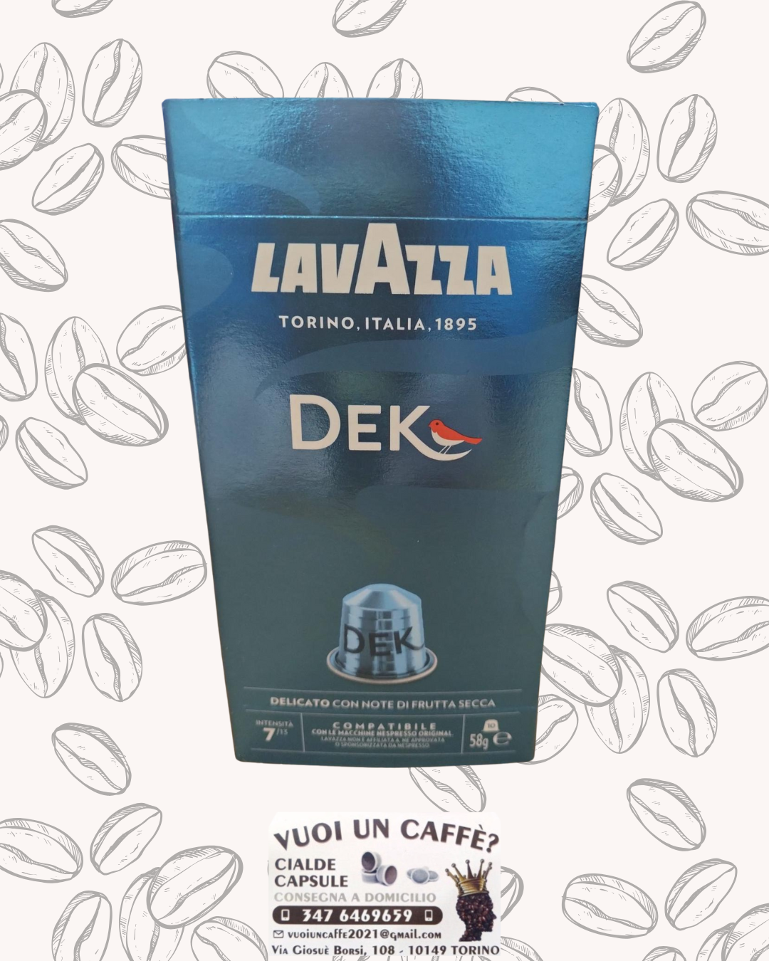 Lavazza Alluminio - Miscela: Dek - 10 capsule