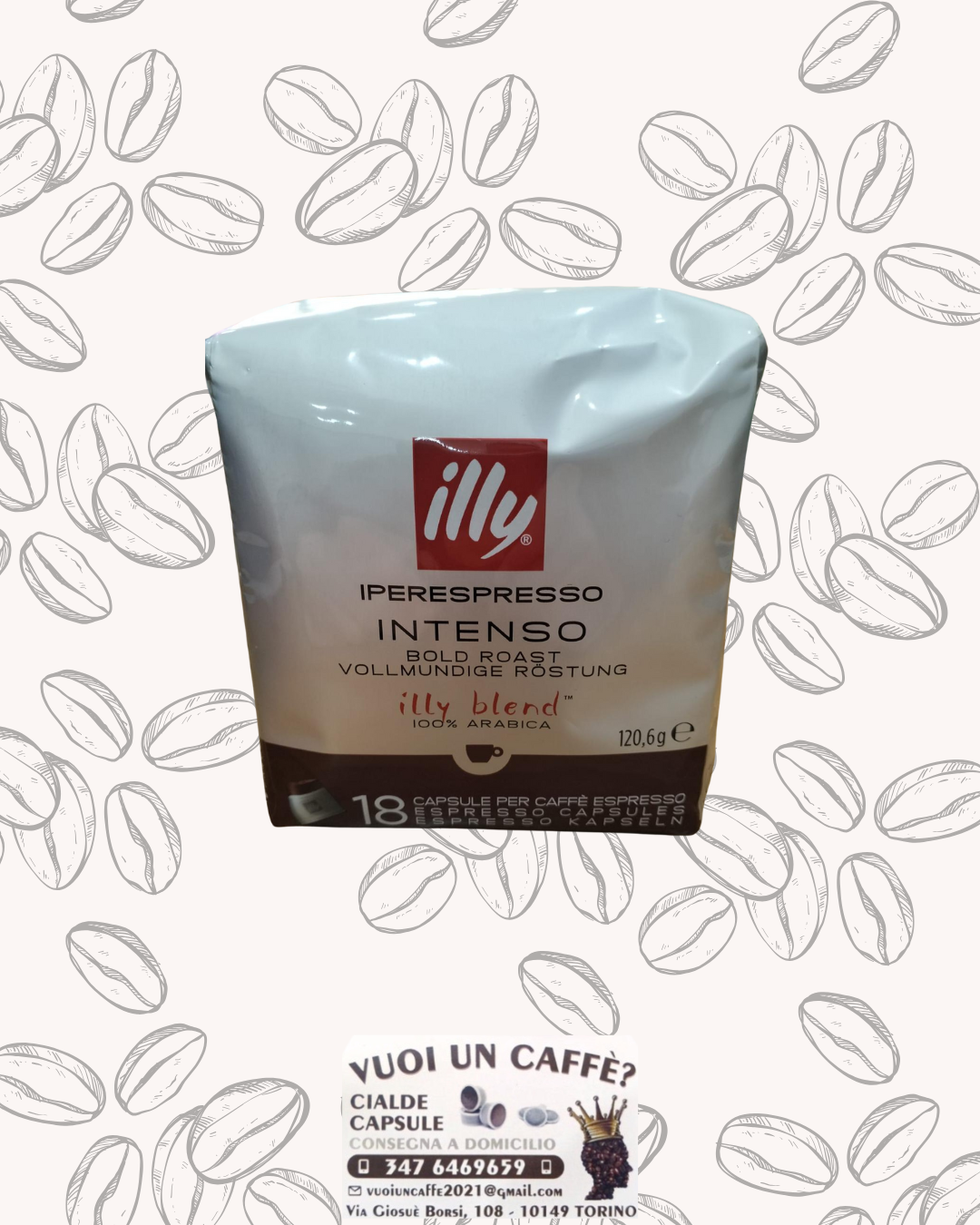 Illy Iperespresso - Miscela: Intenso - 18 capsule