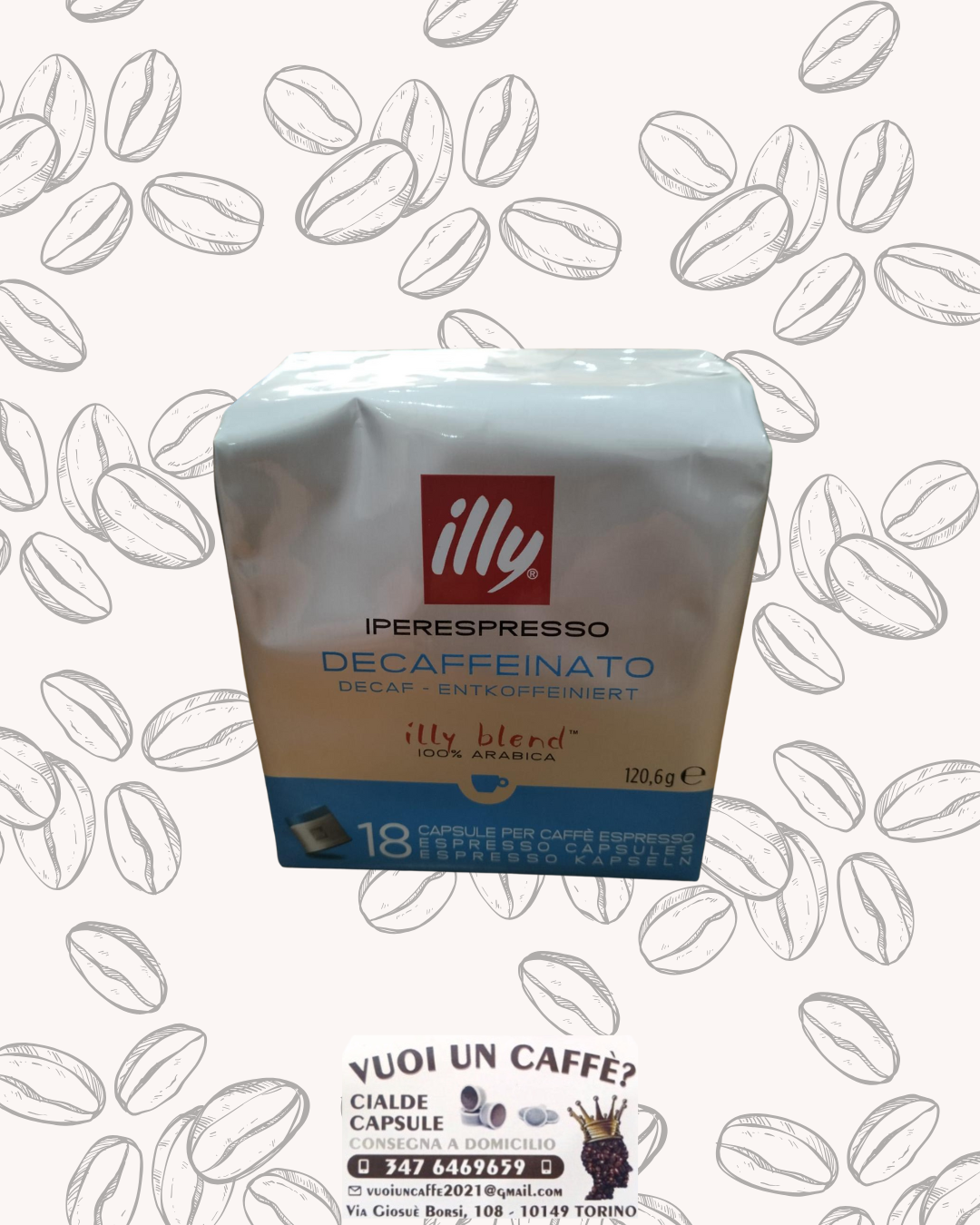 Illy Iperespresso - Miscela: Decaffeinato - 18 capsule