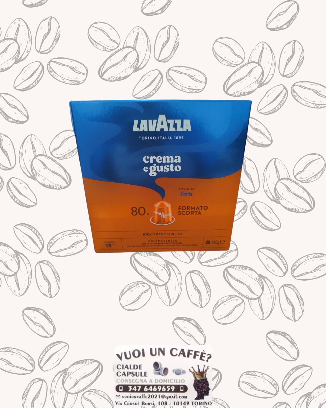Lavazza Alluminio - Miscela: Forte - 80 capsule alluminio
