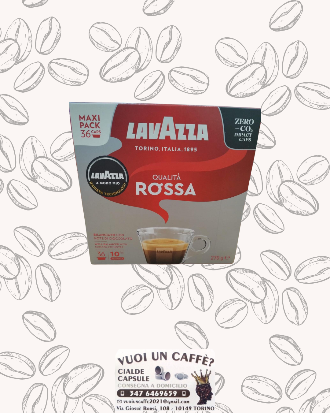 Lavazza - Miscela: Rossa - 36 capsule