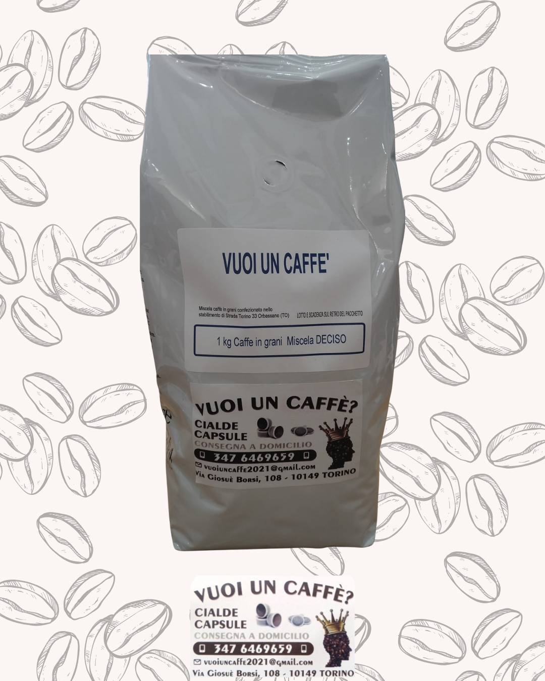 1. Caffè Produzione Propria - Miscela: Decisa - Grani 1KG