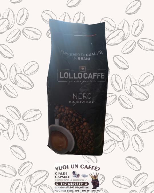 Lollo Caffè - Miscela: Nero - Grani 1 KG