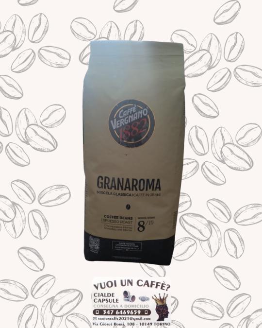 Caffè Vergnano - Miscela: GRANROMA - Grani 1 KG
