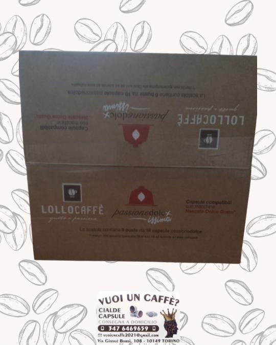 Lollo Caffè - Miscela: Argento -Dolce Gusto -96 capsule