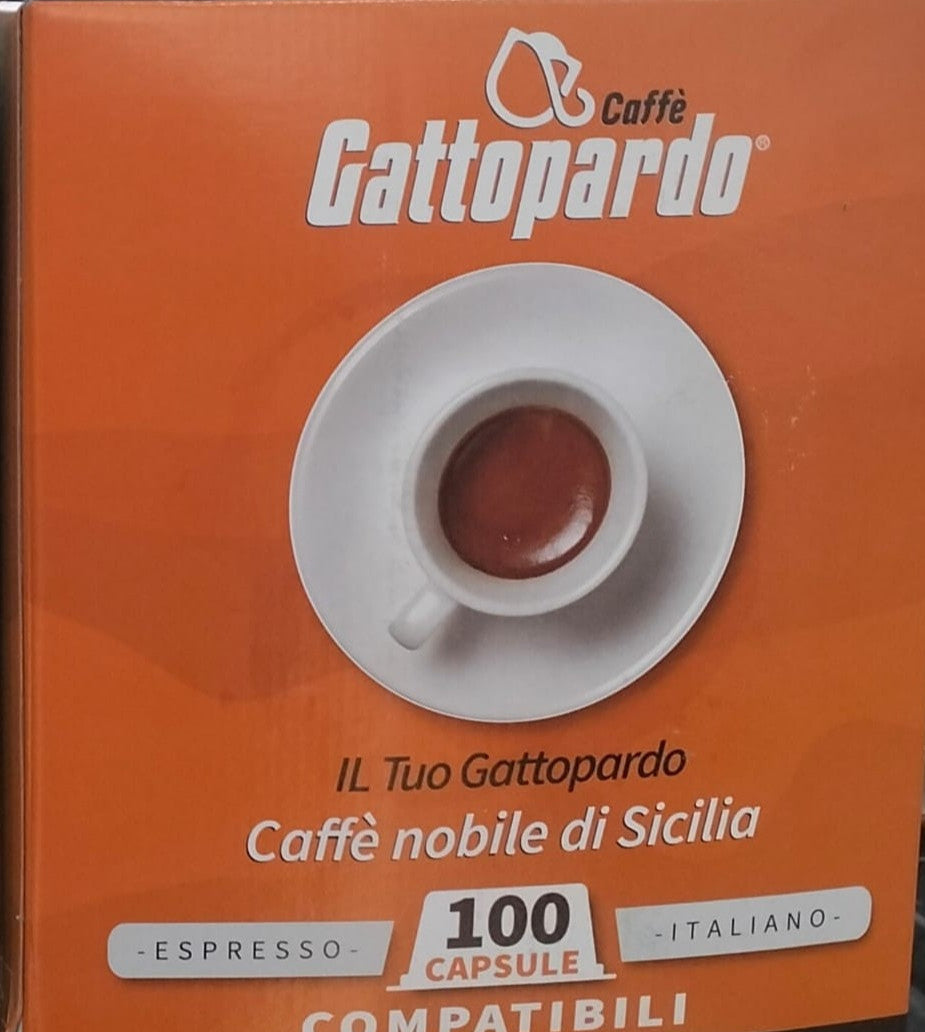 Caffè Gatto Pardo-Miscela Dek-100 capsule